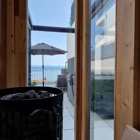 아파트 Qvarnero No18- Luxury With Swimming Pool, Private Sauna And Jacuzzi