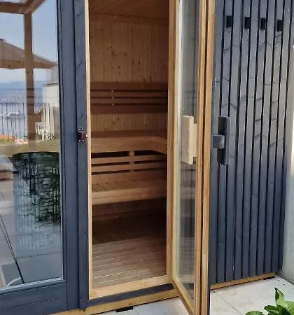 아파트 Qvarnero No18- Luxury With Swimming Pool, Private Sauna And Jacuzzi
